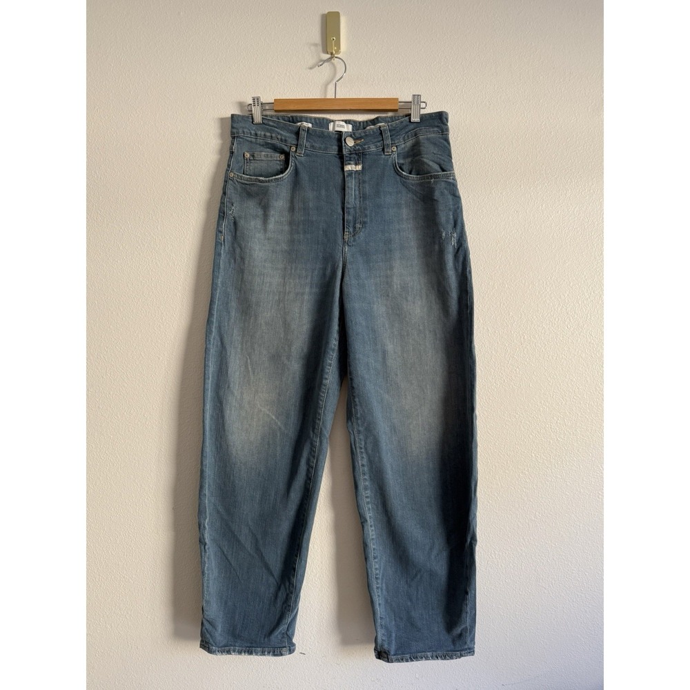 CLOSED Organic Cotton Barrel Leg Jeans Made‎ In Italy Sz 31